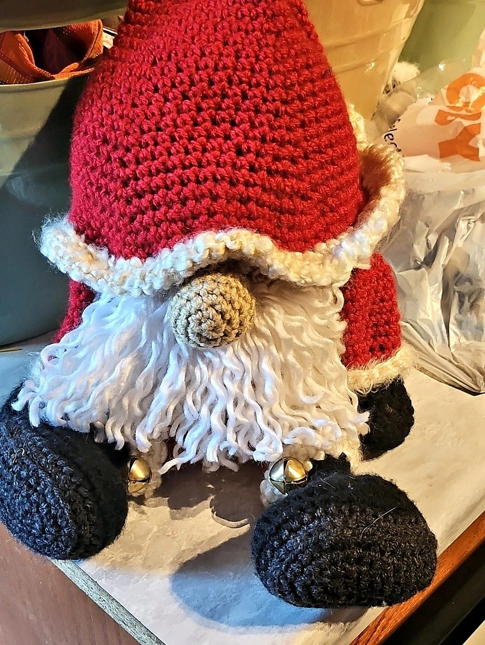 Red & White Holiday Gnome Decor